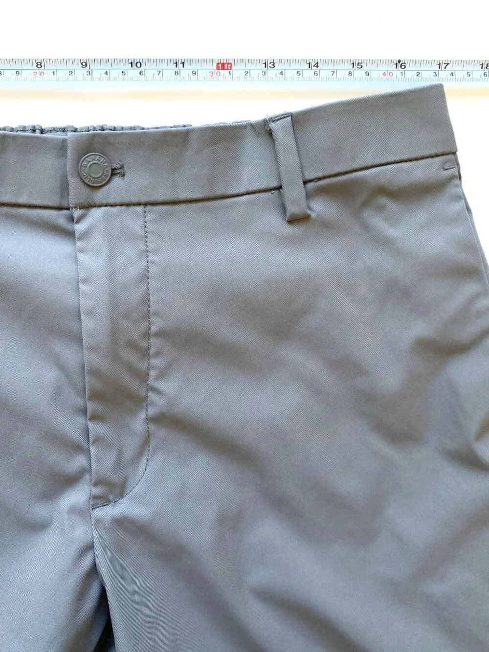 Banana Republic 36x29 Commuter Flex Pants Gray Travel Stretch Water Repellent